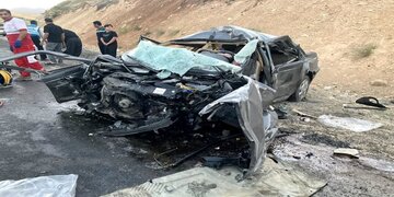 تصادف در آزادراه شیراز اصفهان ۴ کشته به دنبال داشت